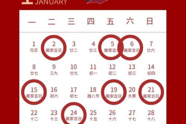 2108年1月搬家吉日 农历18搬家日子怎么样